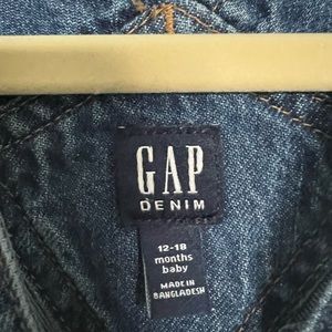 Gently worn Denim Overalls.